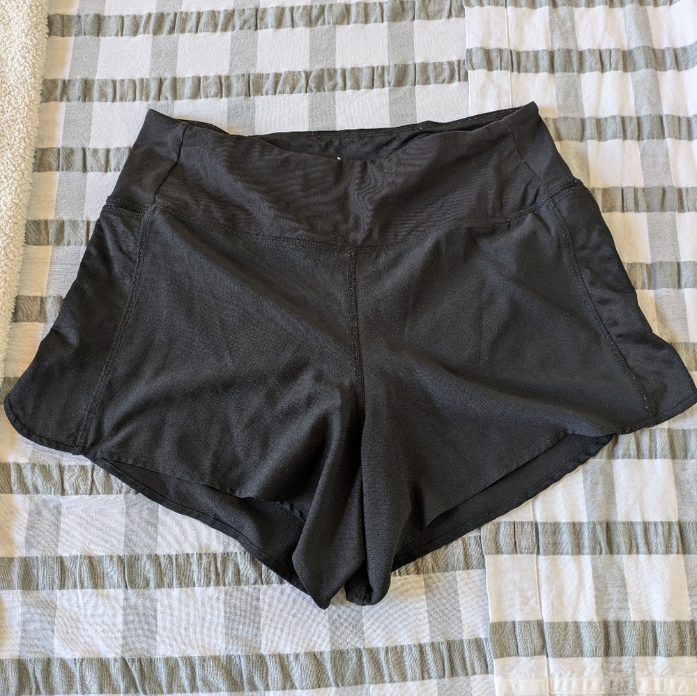 Rabbit Black Running Shorts, Med